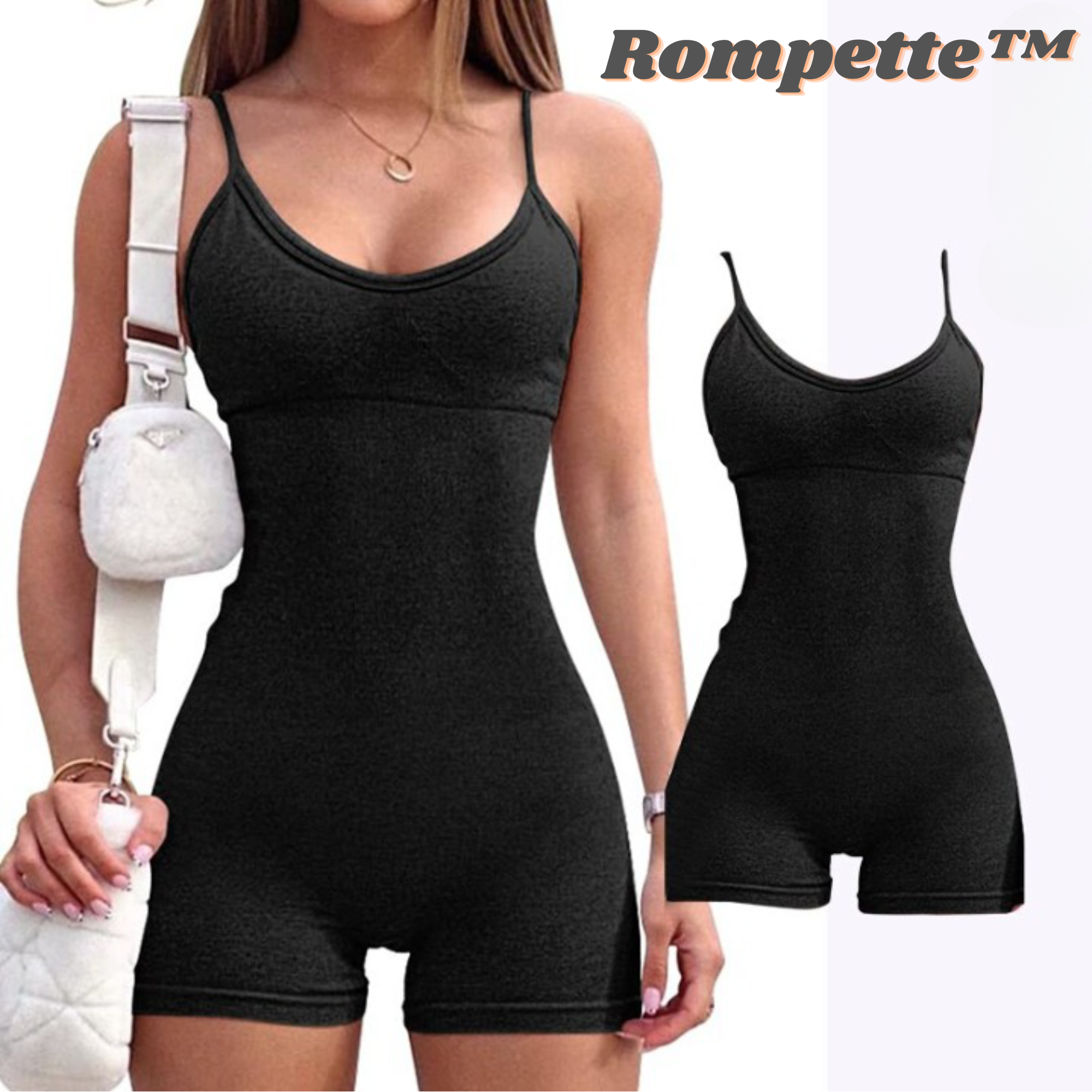 Rompette™️ I Ärmelloser Yoga-Strampler