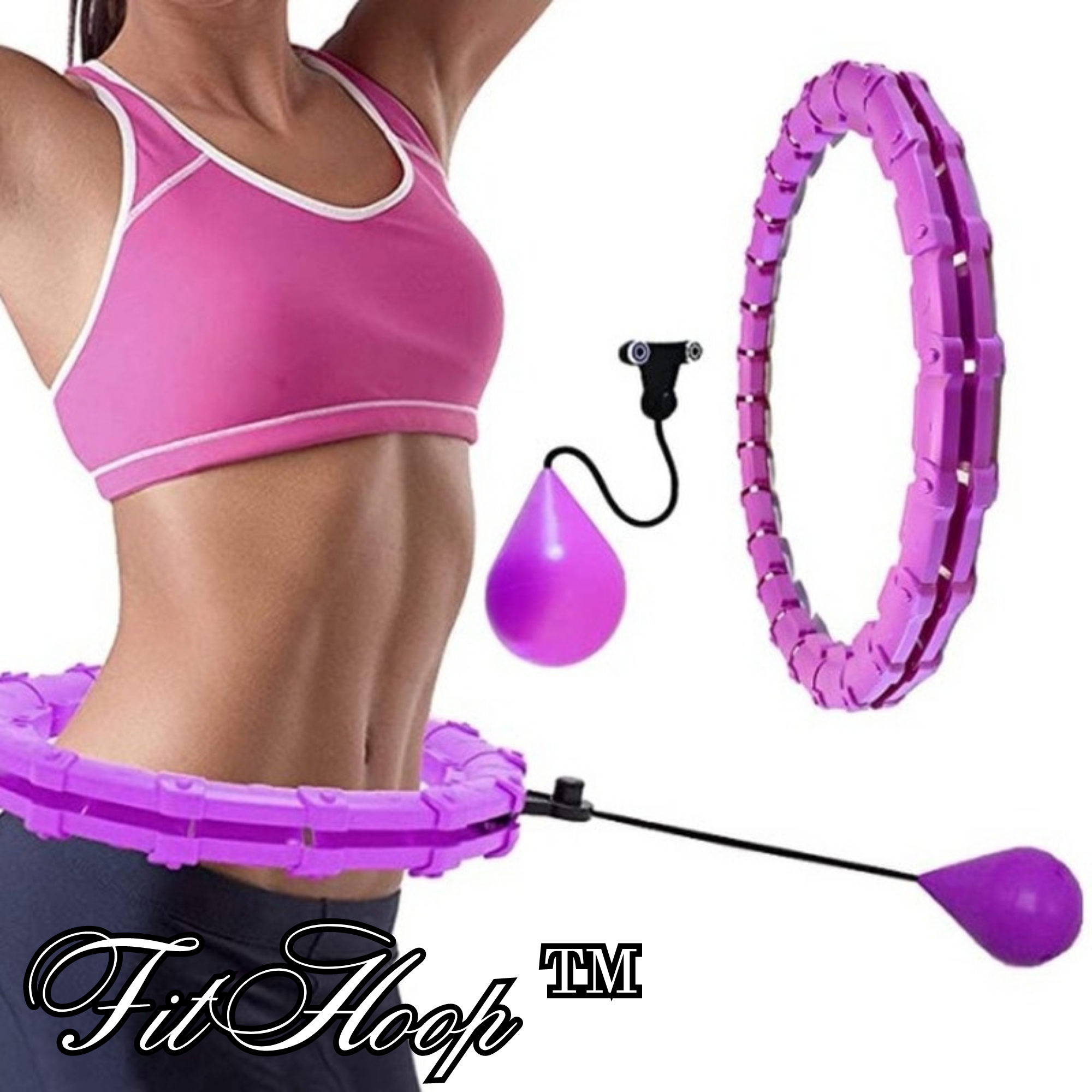FitHoop™️ I Verstellbare Sport-Hula-Hoops