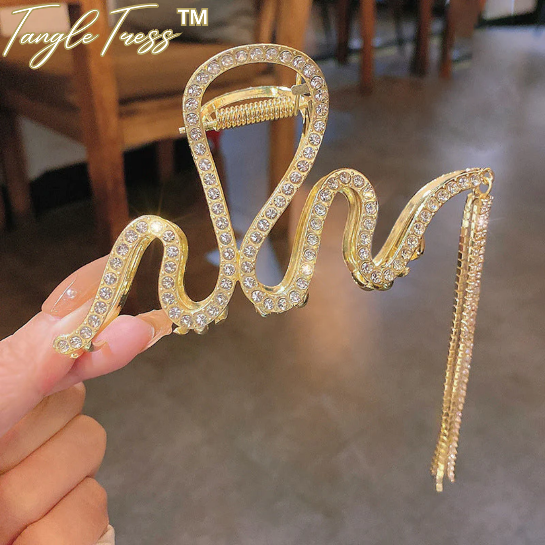 TangleTress™ Schlange Haarspange mit Strass (1+1 GRATIS)