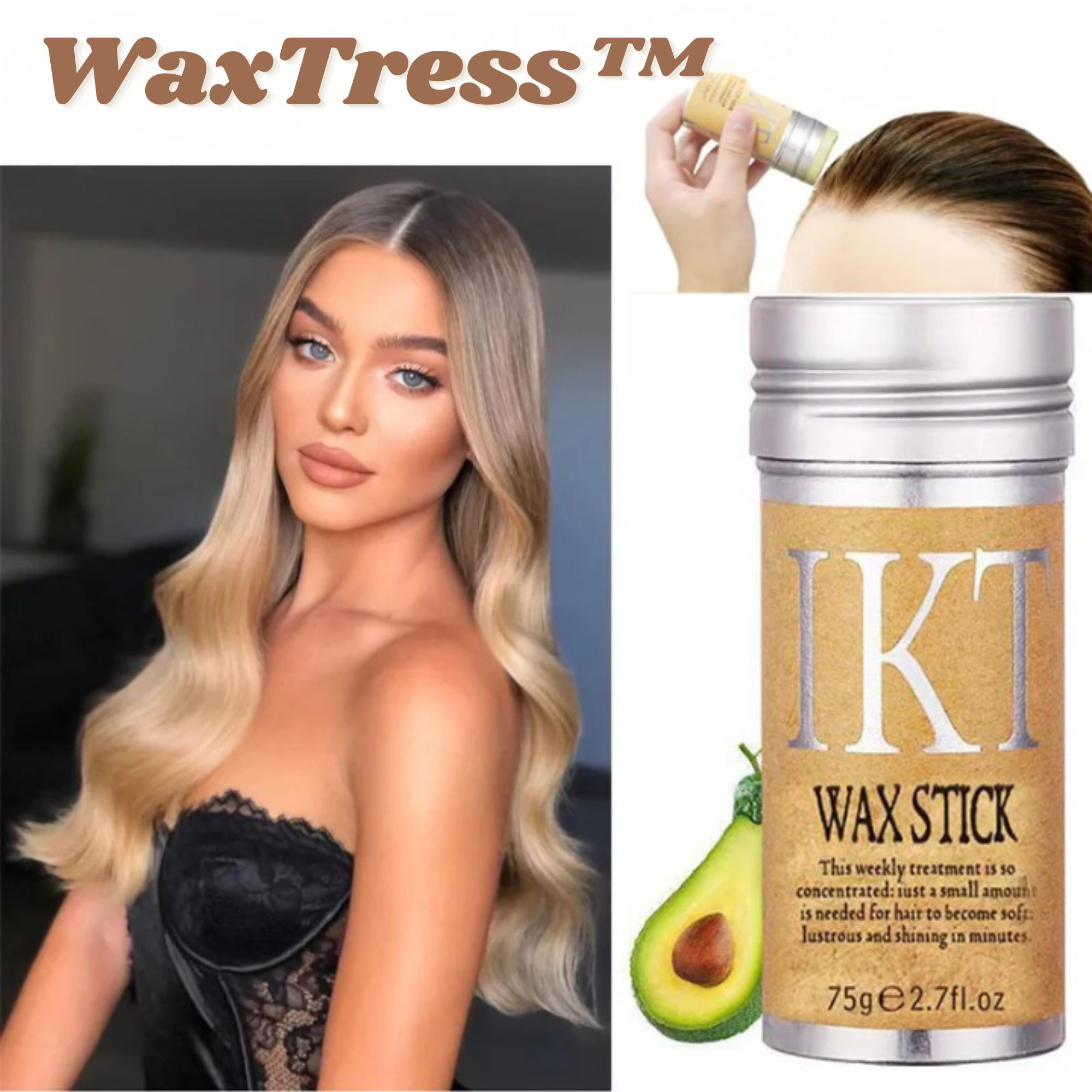 WaxTress™️ I IKT Haarwachs-Stick