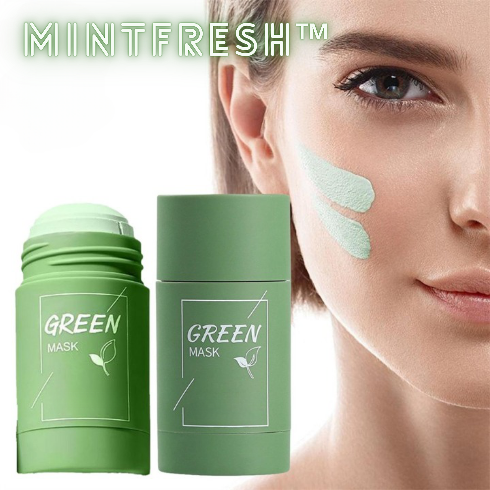 MintFresh™️ I Grüner Tee Stick Maske (1+1 GRATIS)