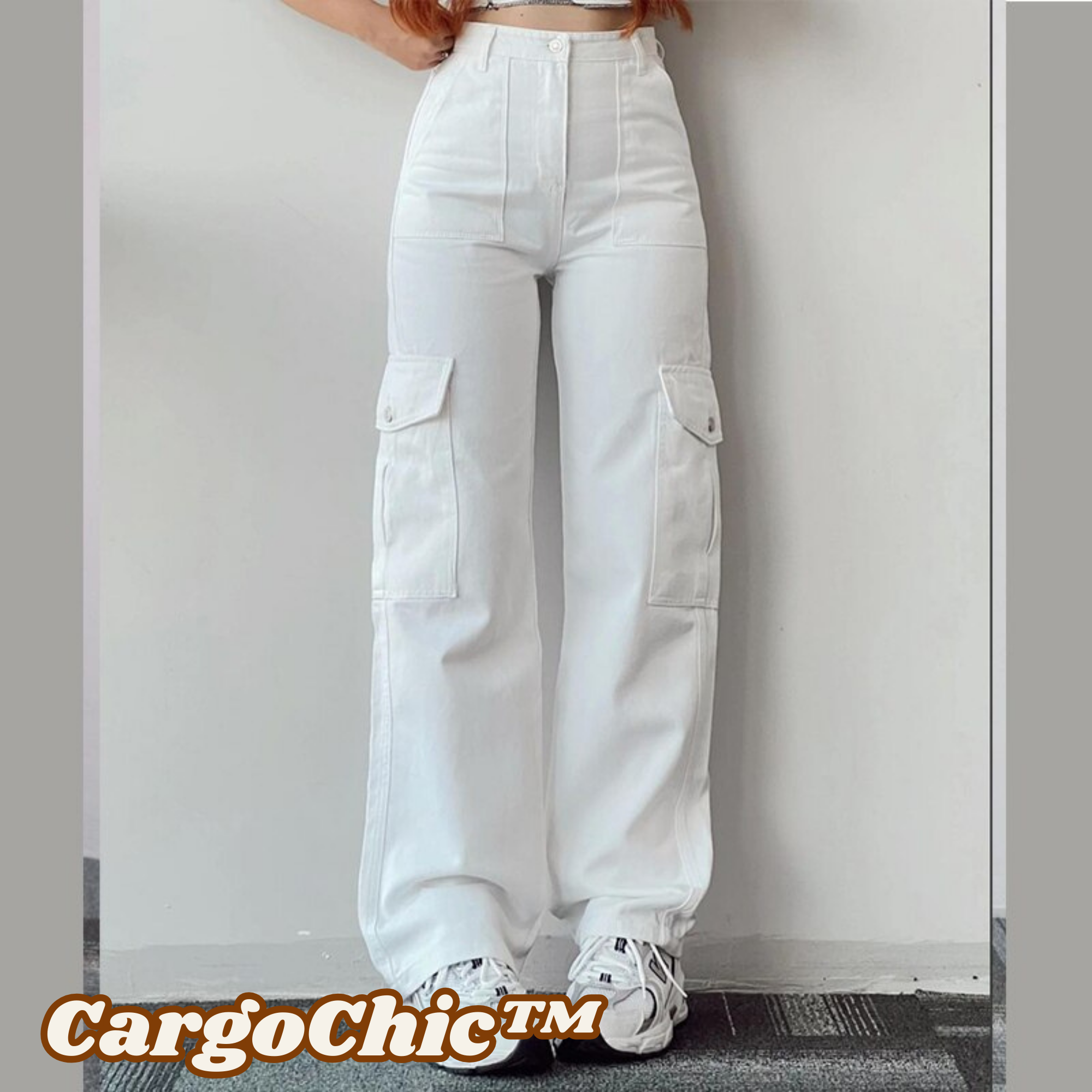 CargoChic™️ I Hoch sitzende Cargohosen