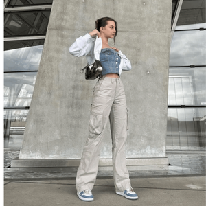CargoChic™️ I Hoch sitzende Cargohosen