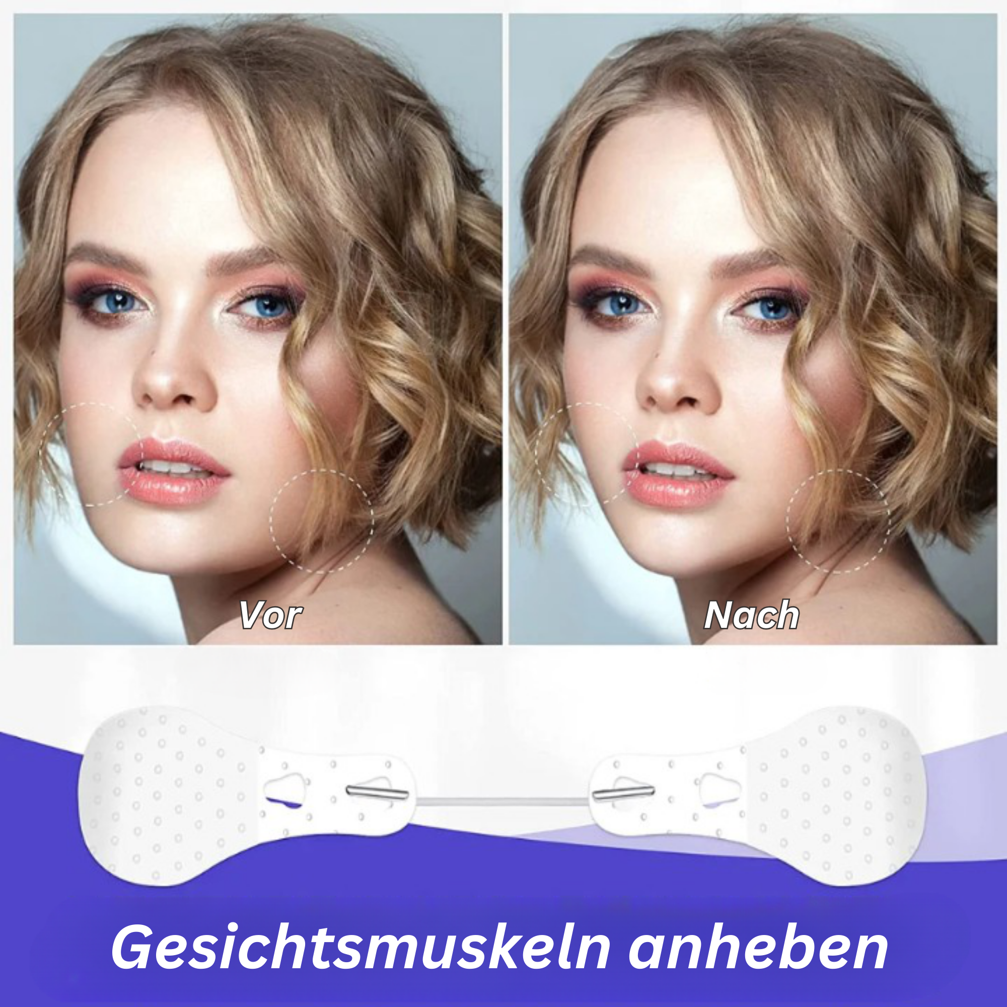 BeautyLift™️ I Unsichtbares Gesichtslifting-Band
