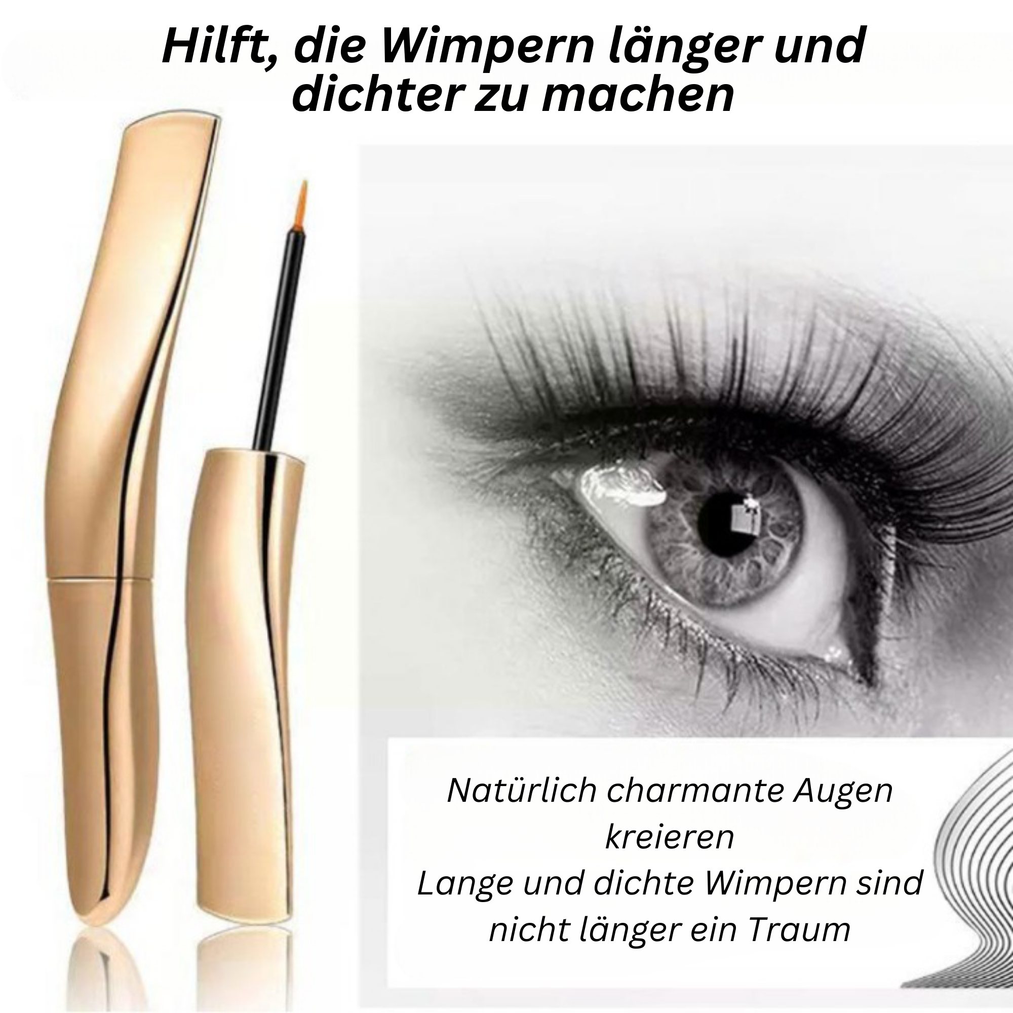 Fabulash™️ I Volumisierendes Wimpernwachstumsserum (1+1 GRATIS)