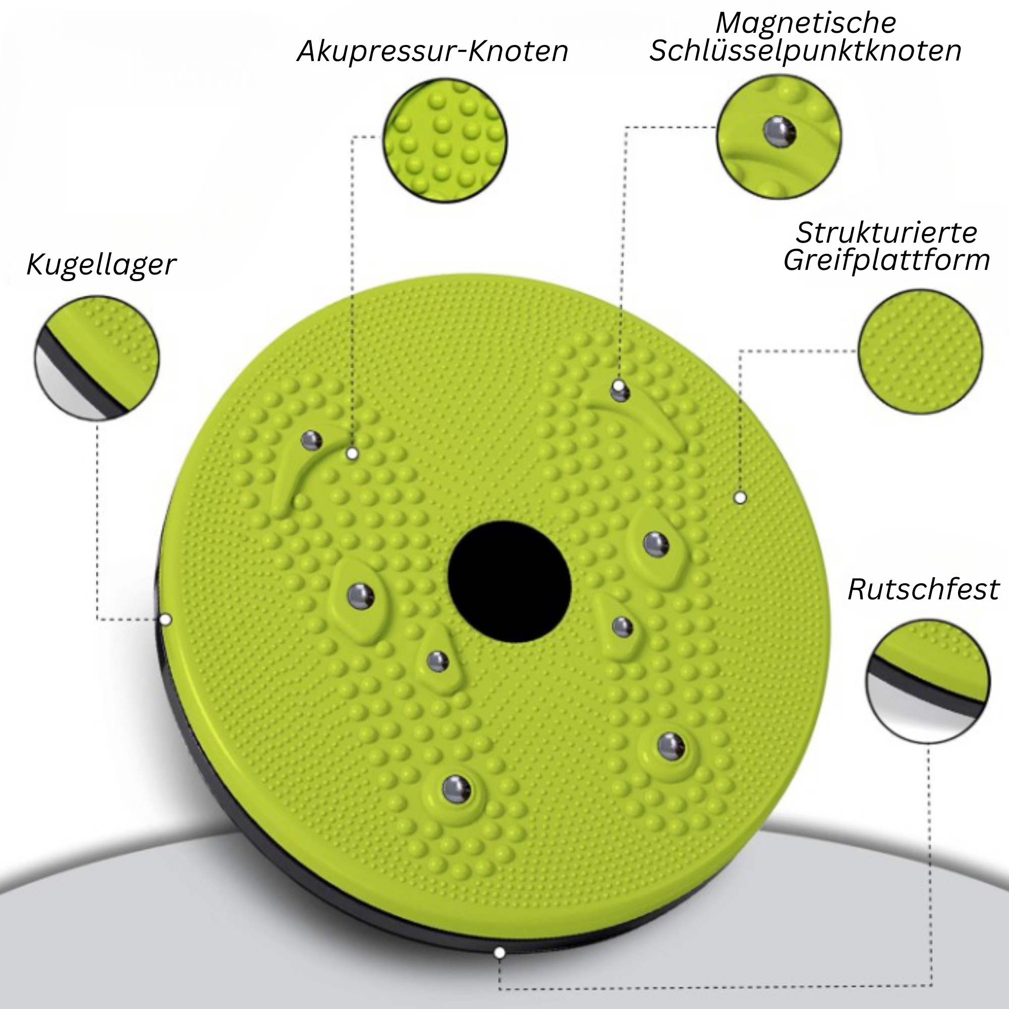 FlexSpin™️ I Zwirnscheibe mit Seil
