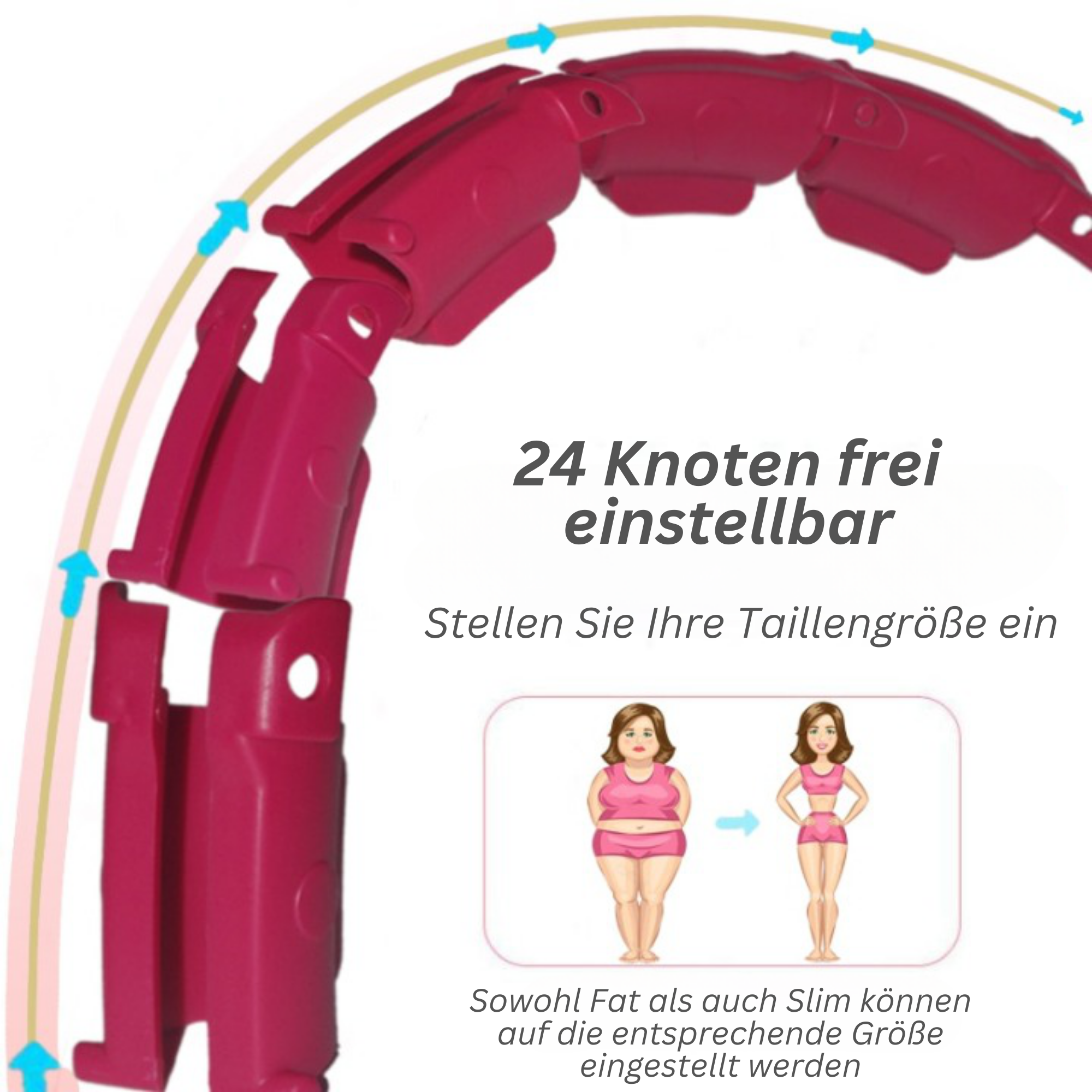 FitHoop™️ I Verstellbare Sport-Hula-Hoops