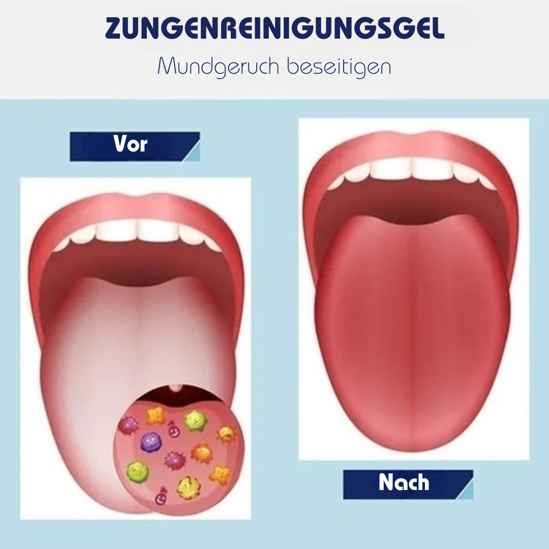PureTongue™ Zungenreinigungsgel mit Bürste