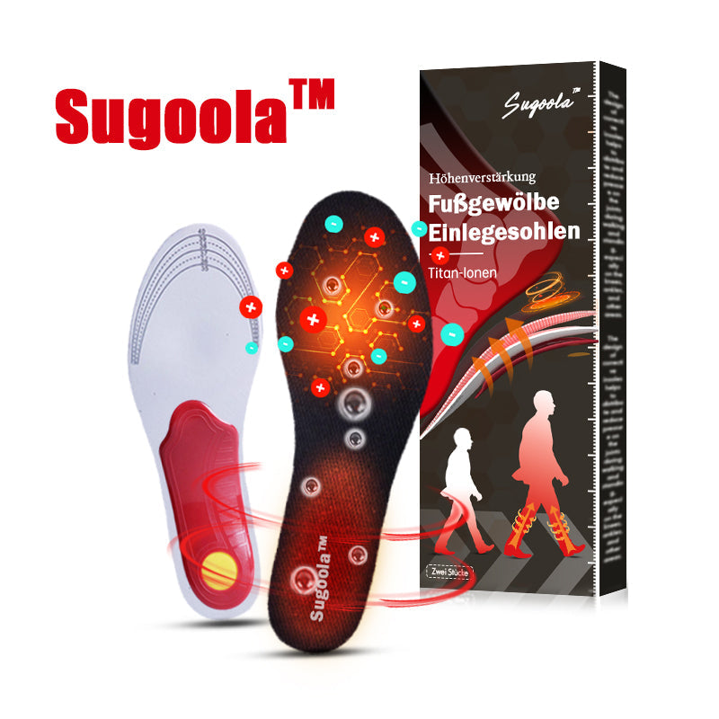 Sugoola™ Orthopädische Einlegesohle Fußgewölbestütze (1+1 GRATIS)