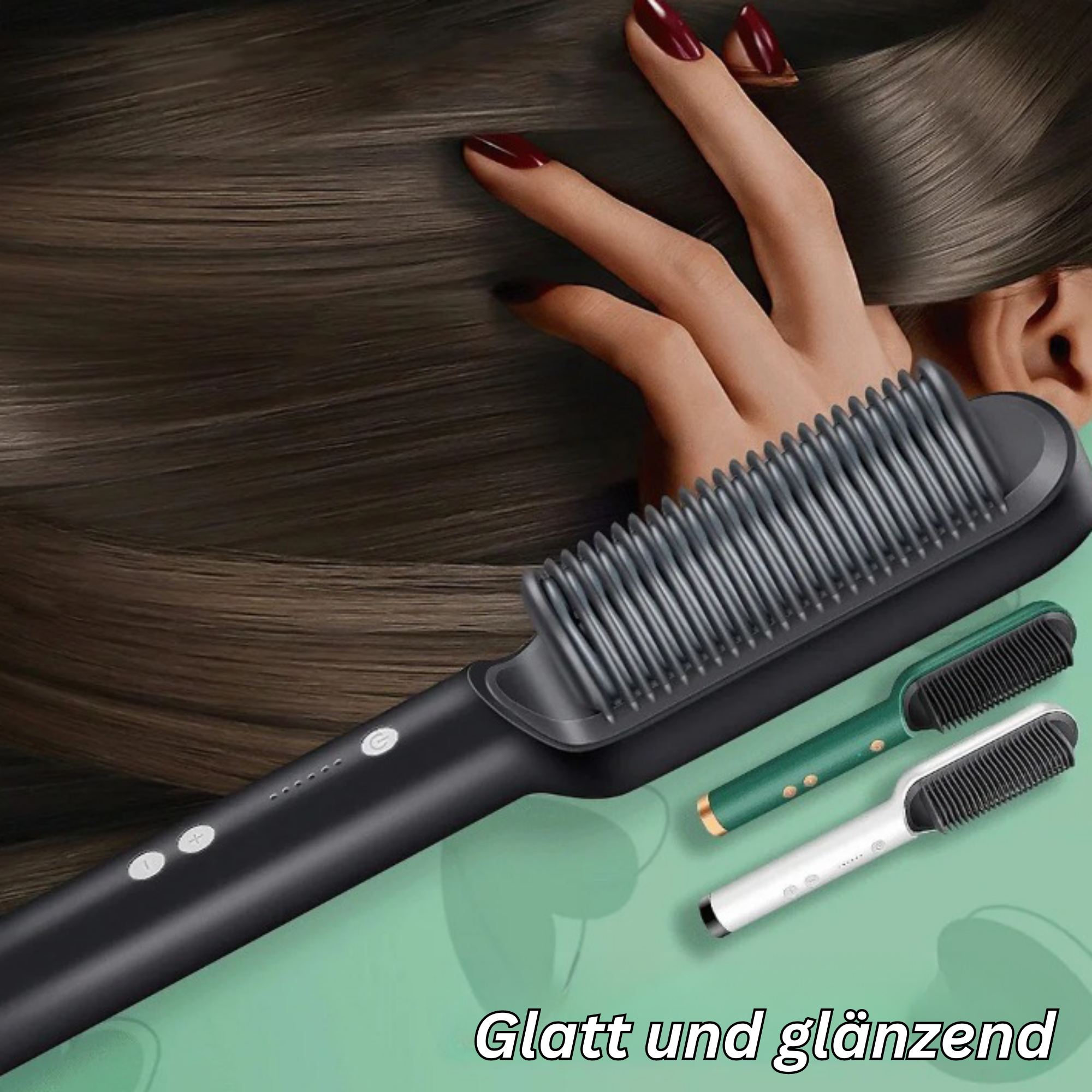 MaxComb™️ I Haarbürste Glätteisen