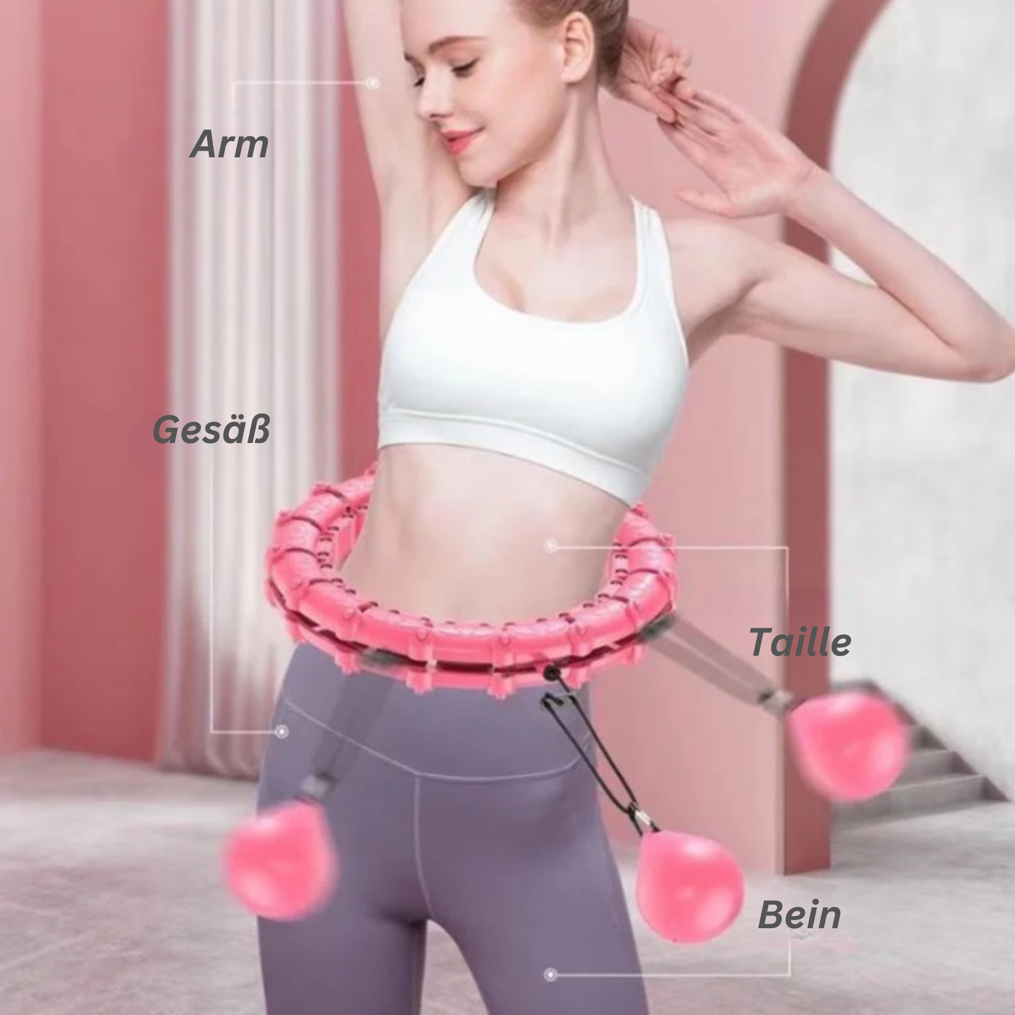 FitHoop™️ I Verstellbare Sport-Hula-Hoops