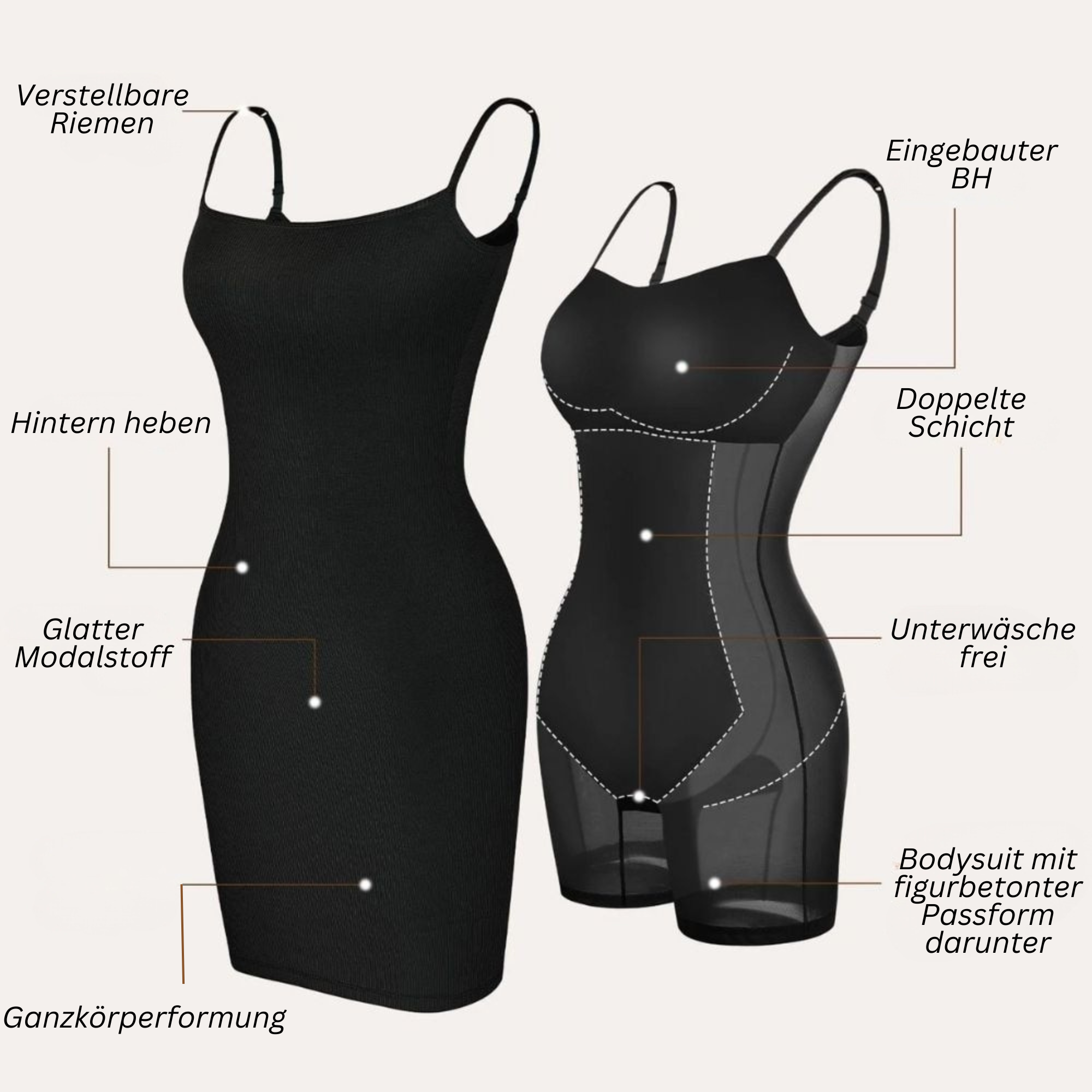FemmeFit™️ I Shapewear Kleid