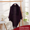 LuxeLoom™ Winter-Strickschal mit Kunstpelz