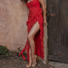 Ruffle Chic™ Chiffon Maxikleid