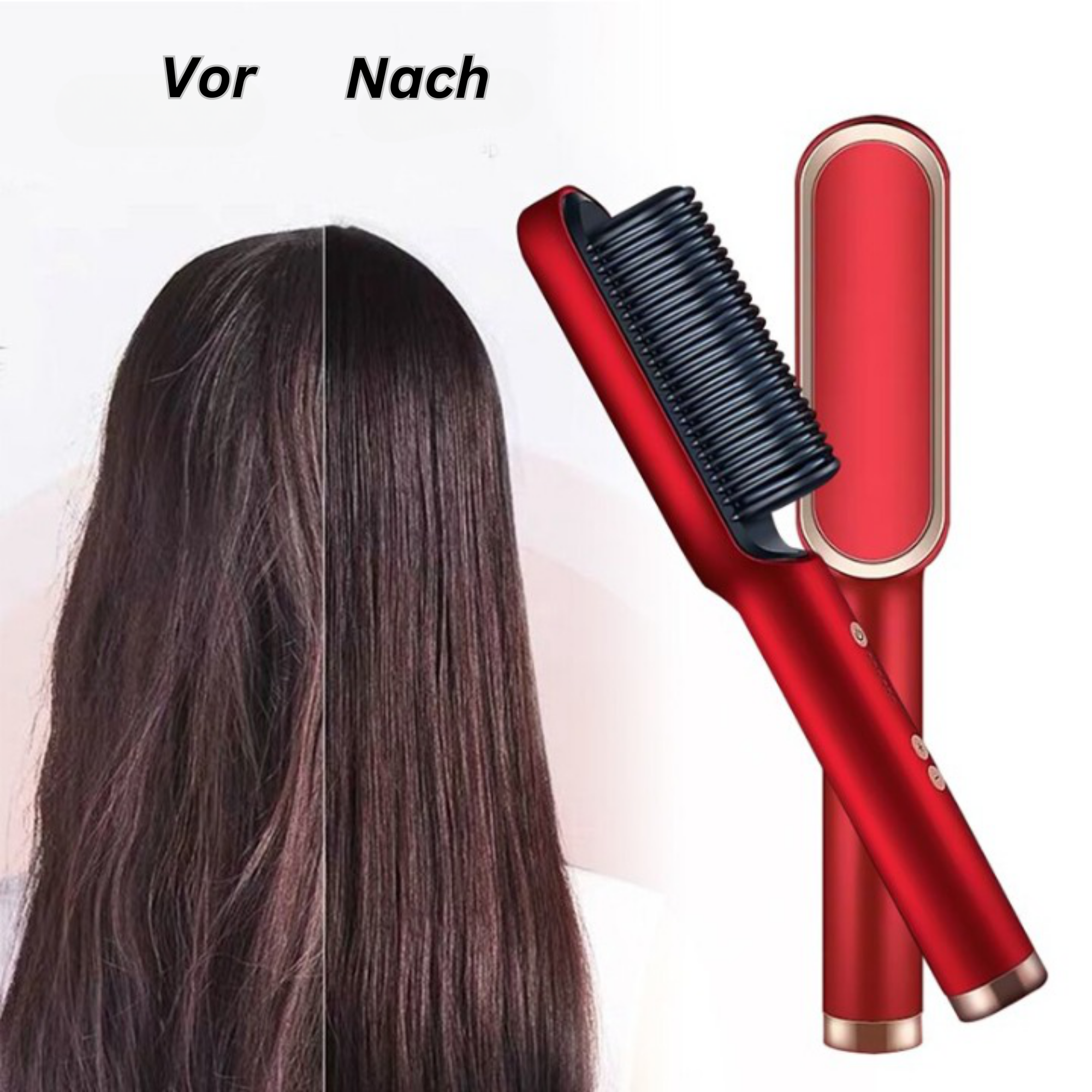 MaxComb™️ I Haarbürste Glätteisen