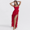 Ruffle Chic™ Chiffon Maxikleid
