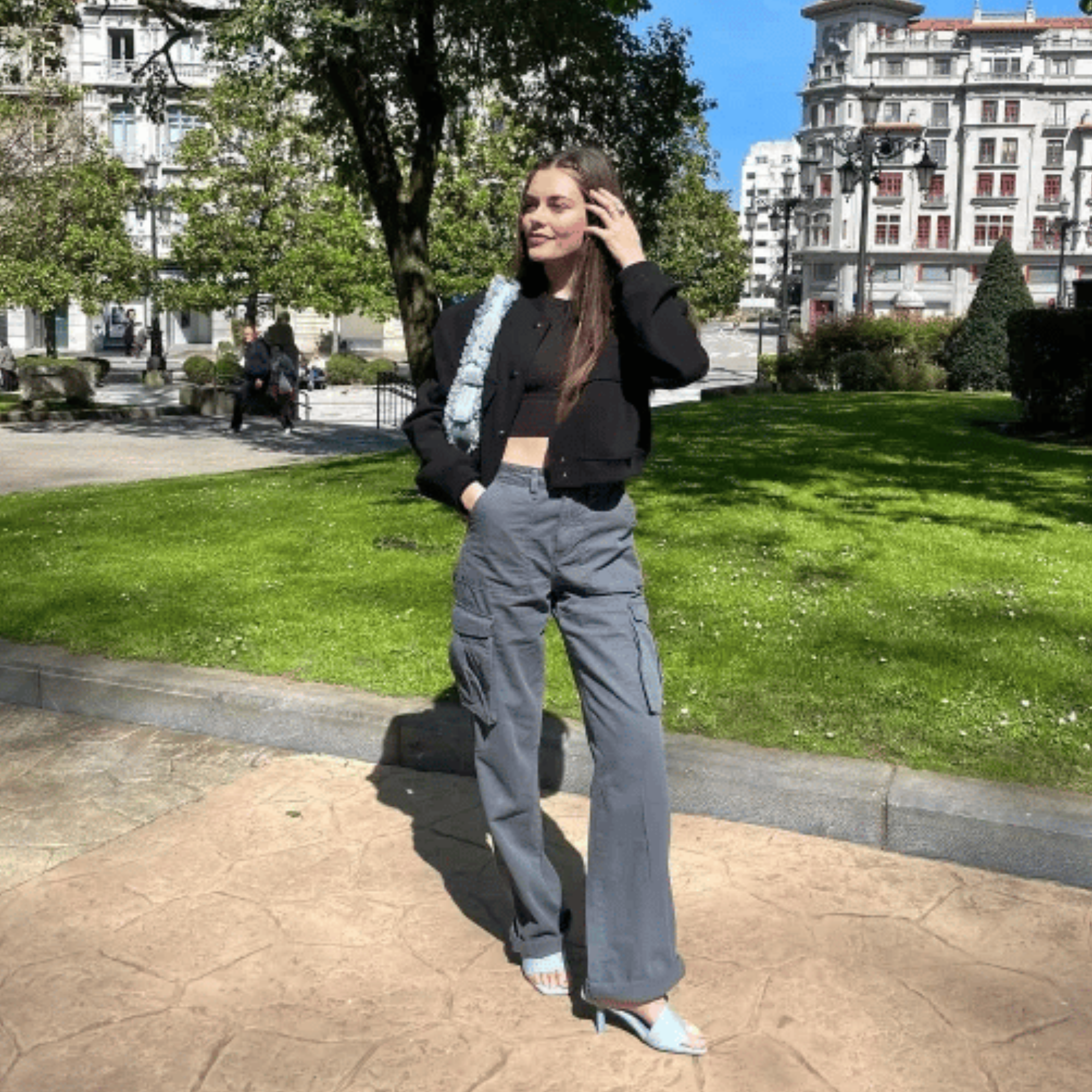 CargoChic™️ I Hoch sitzende Cargohosen