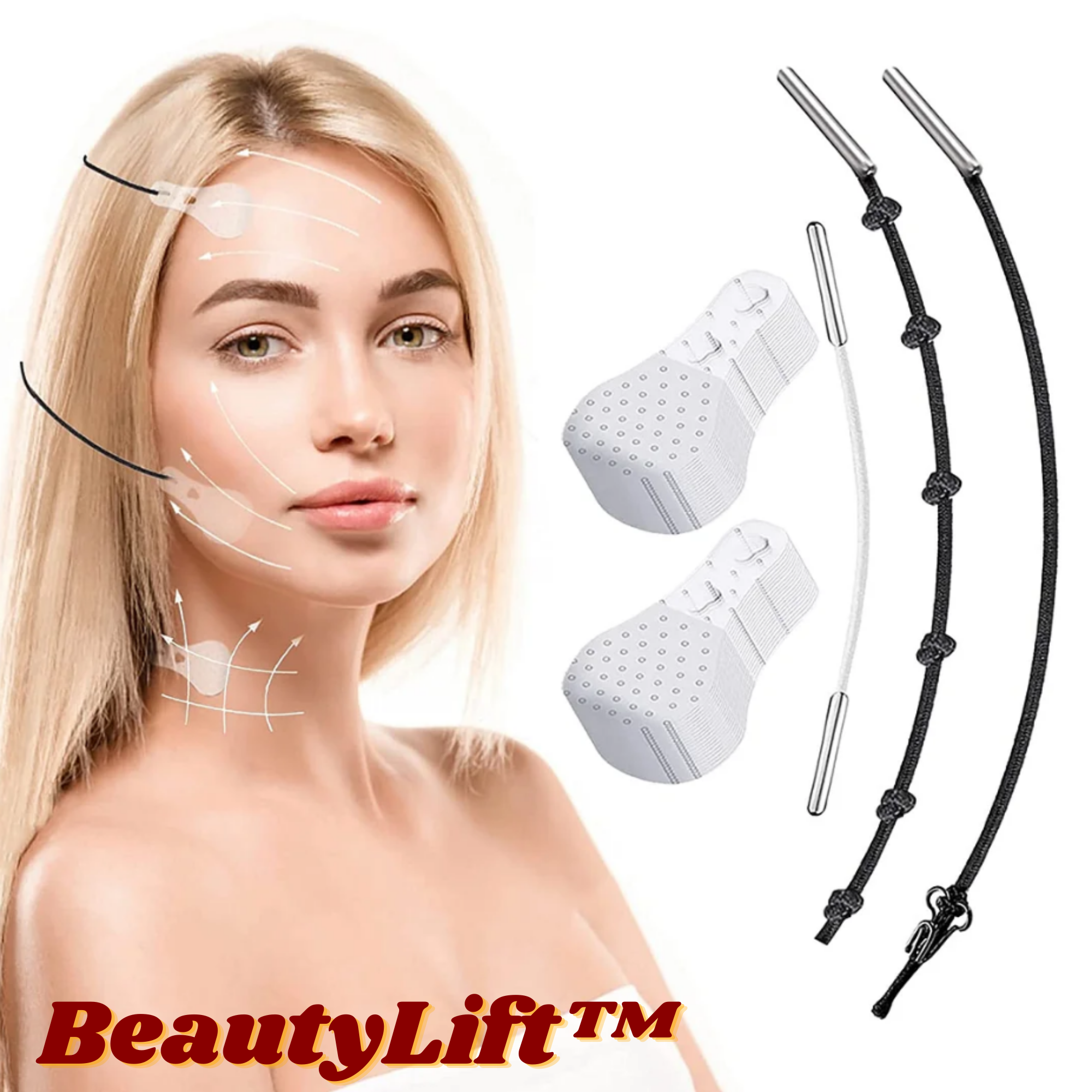 BeautyLift™️ I Unsichtbares Gesichtslifting-Band