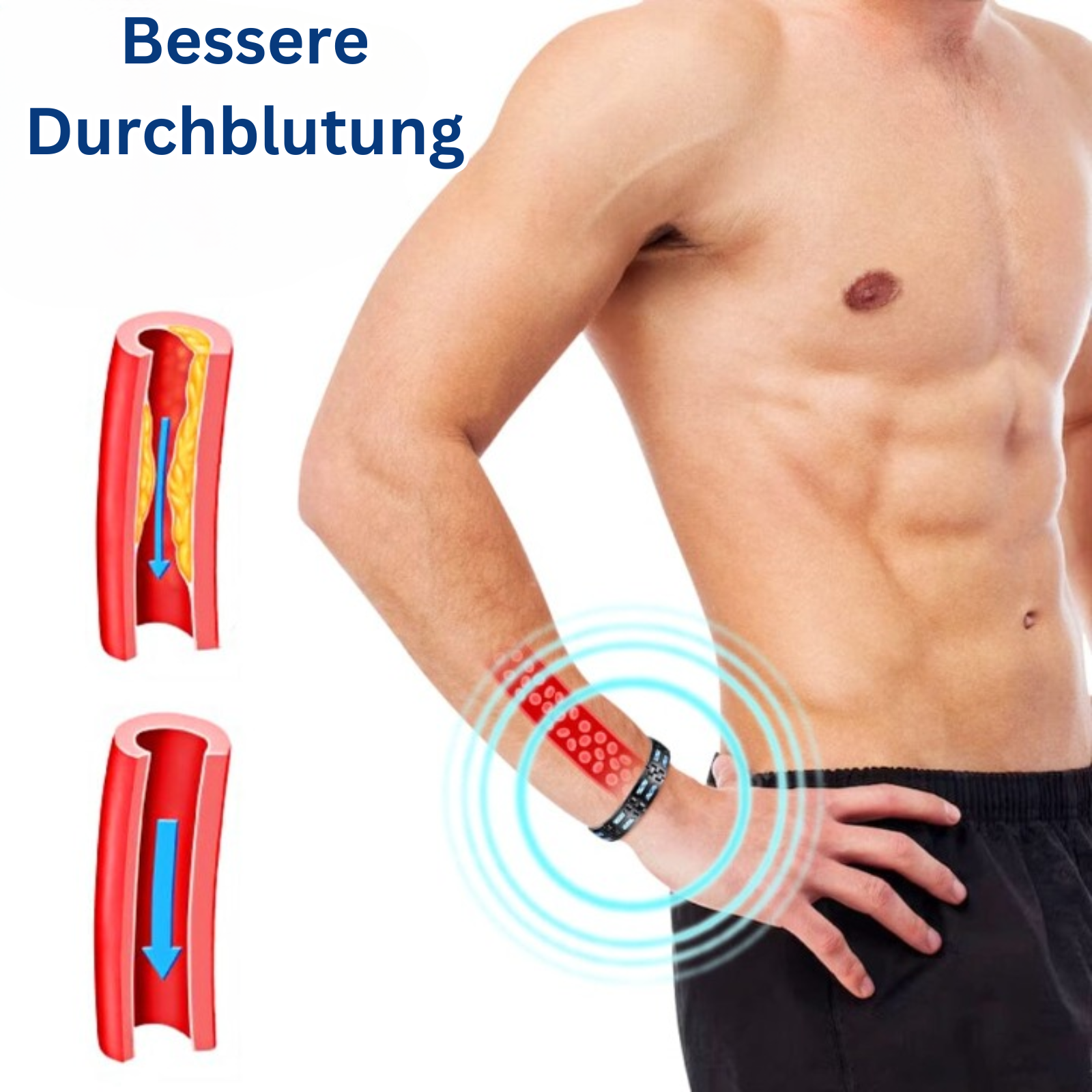SlimBrace™ - Magnetarmband aus Titan