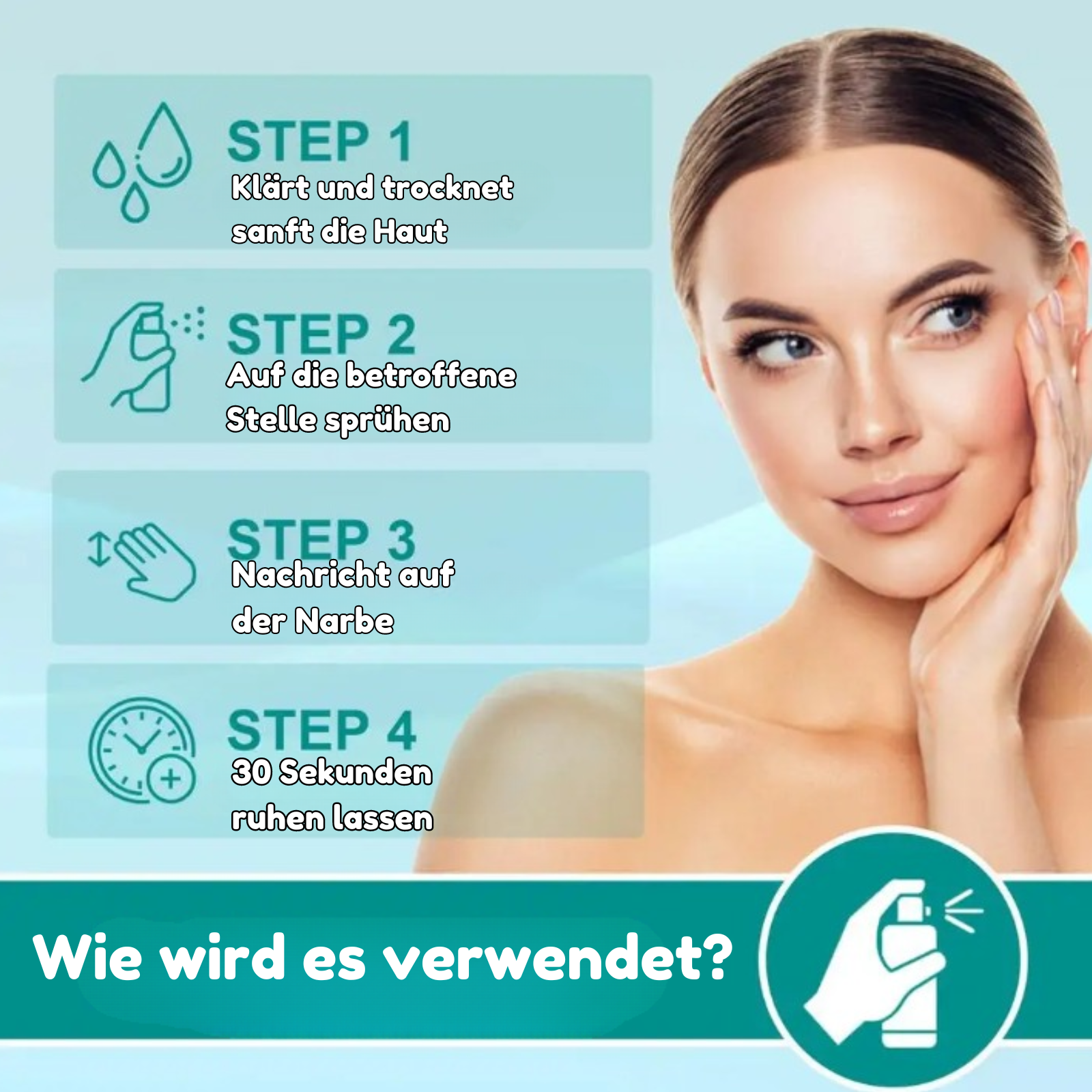 ScarVanish™ - Fortgeschrittenes Narbenentfernungsspray