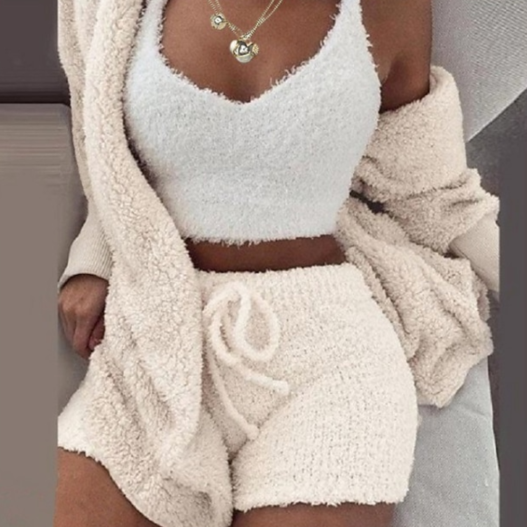 CozyFit™ - Gemütliches 3-teiliges Pyjama-Set