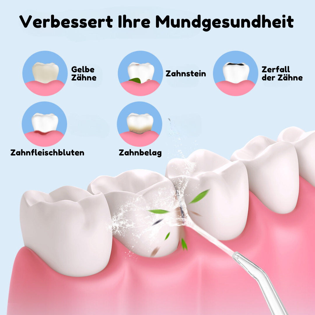 Flossify™ - Tragbare Wasserzahnseide