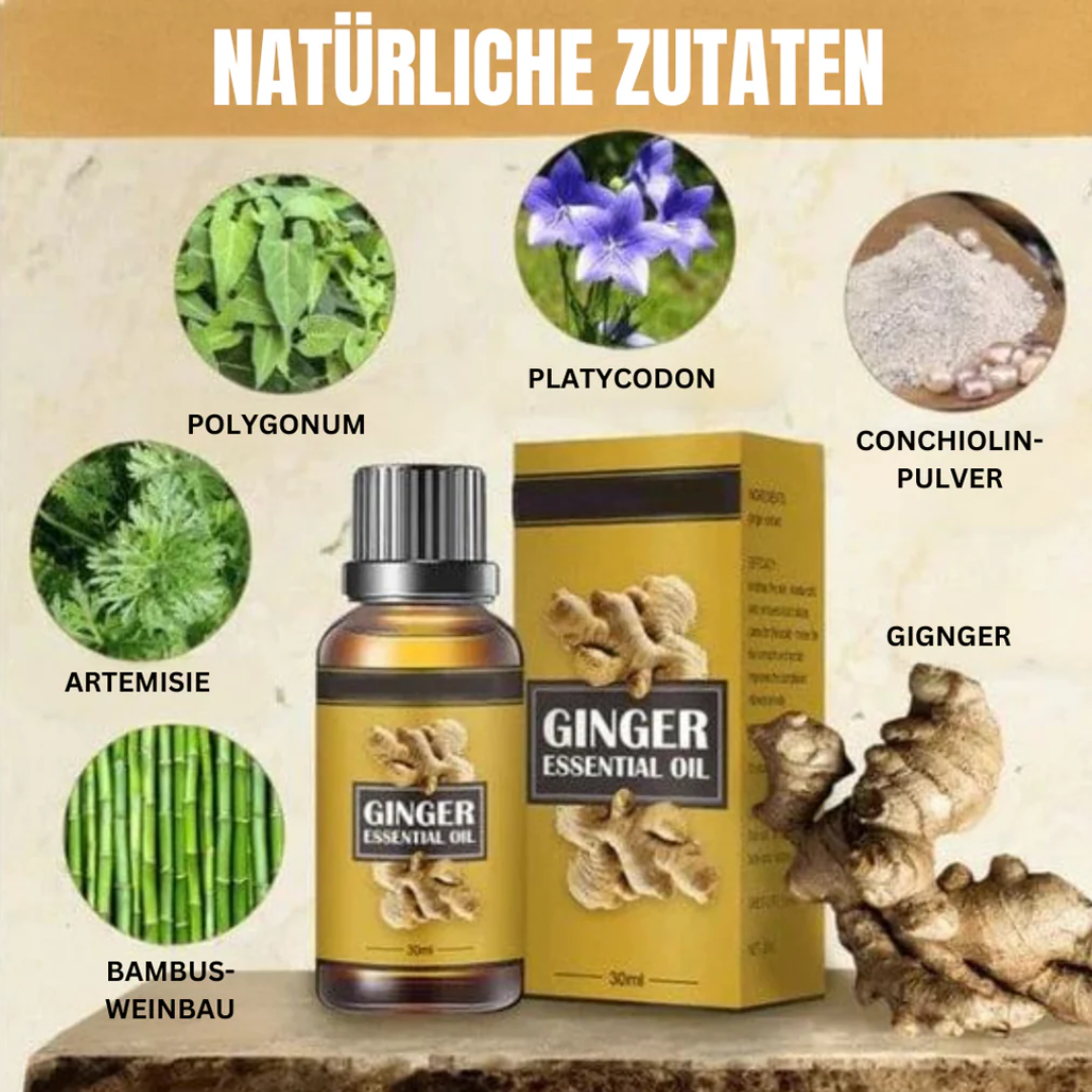 SlimSerum™ Bauchdrainage Ingweröl (1+1 GRATIS)
