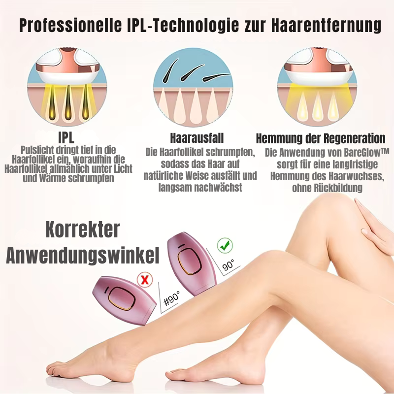 BareGlow™ - IPL Vollkörper Laser-Haarentferner