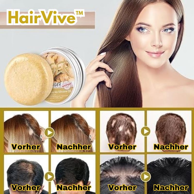 HairVive™ - Anti-Haarausfall Ingwer-Shampoo-Bar