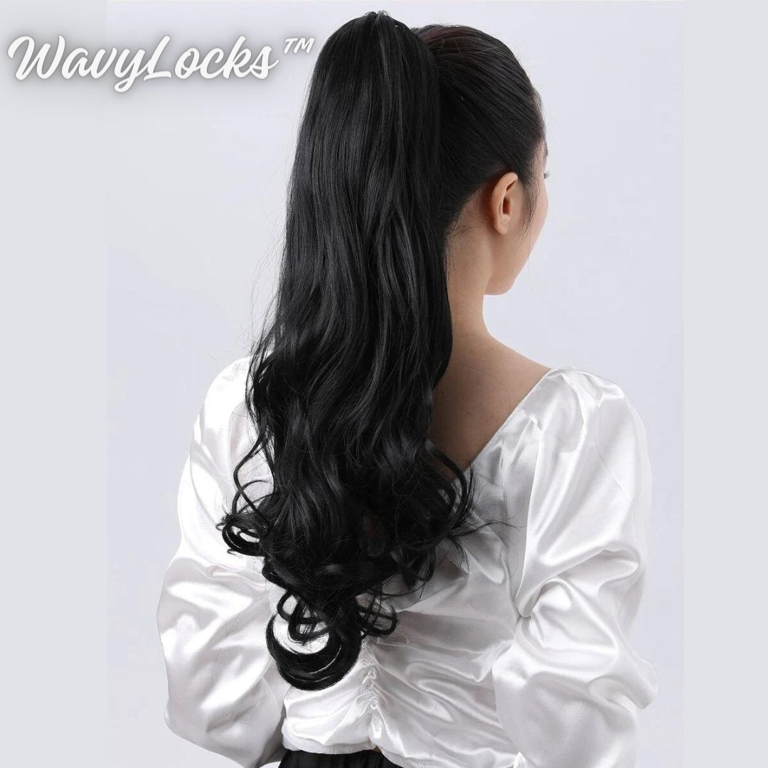 WavyLocks™ - Gewellter Pferdeschwanz Haarverlängerung (1+1 GRATIS)