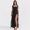 Ruffle Chic™ Chiffon Maxikleid