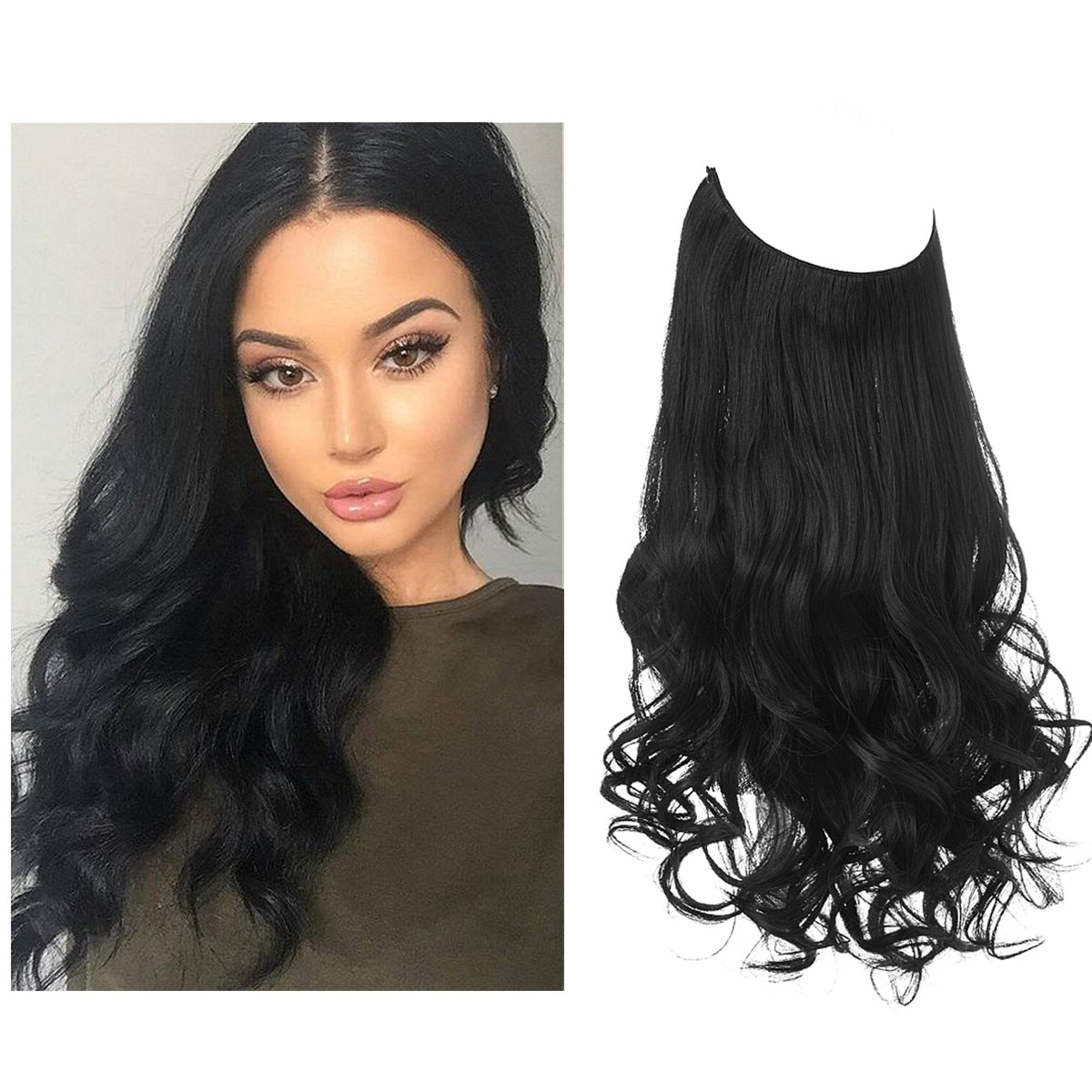 HairDaz™️ I Synthetische unsichtbare Haarverlängerung
