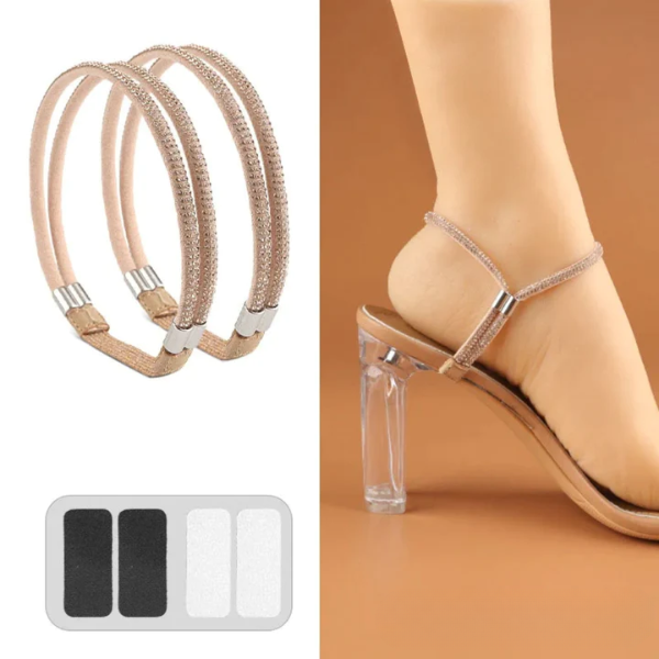 GlamGrip™ Elastische Fersenriemen (1+1 GRATIS)
