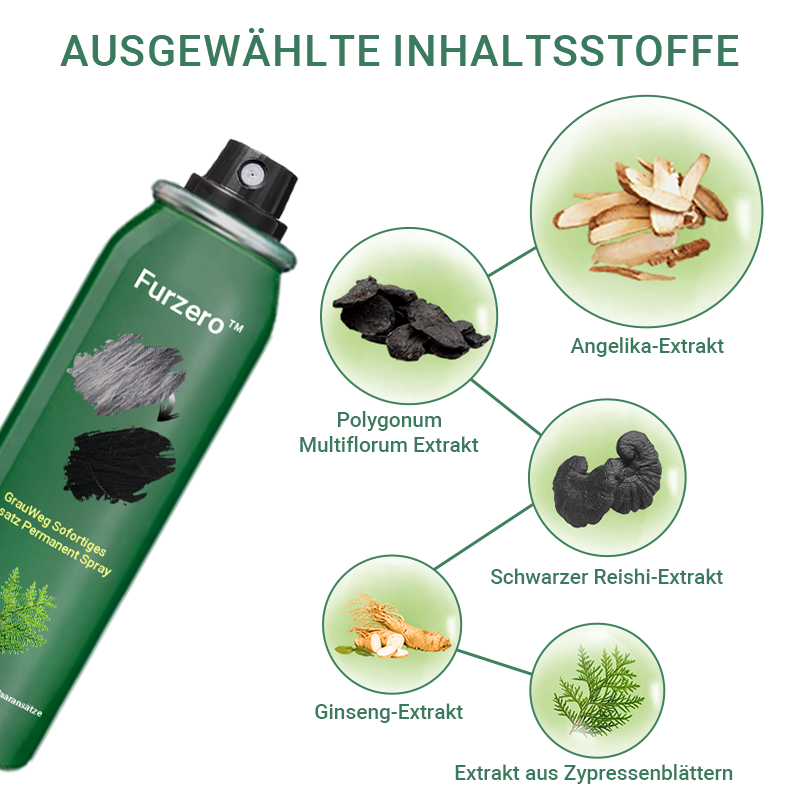 Furzero™ Graues weißes Haar Behandlung Spray (1+1 GRATIS)