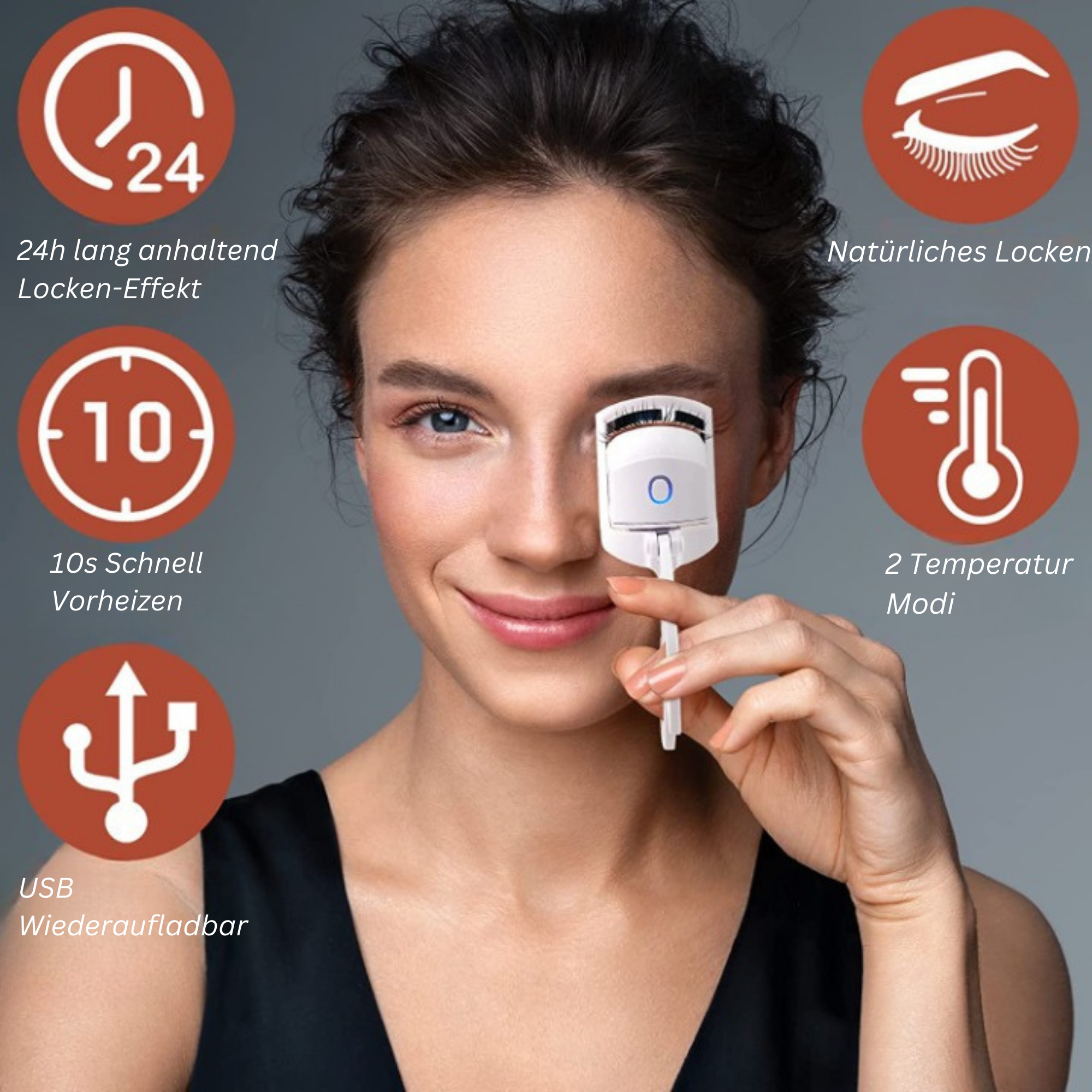 Lashtic™️ Elektrische beheizte Wimpernzange