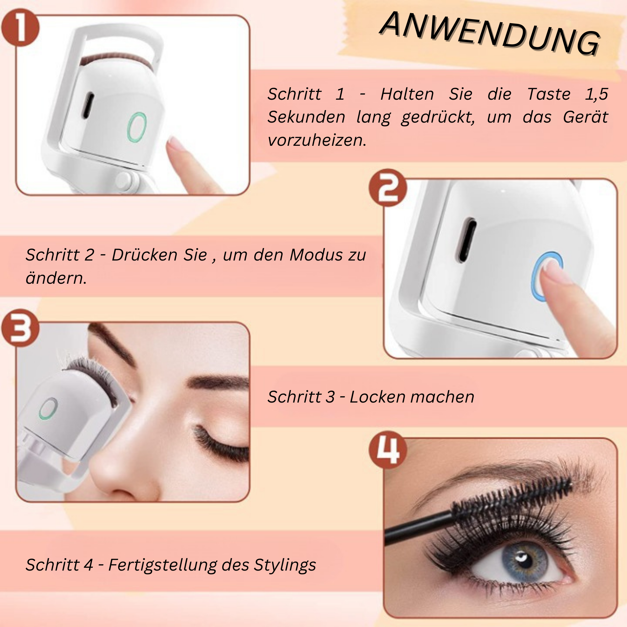 Lashtic™️ Elektrische beheizte Wimpernzange