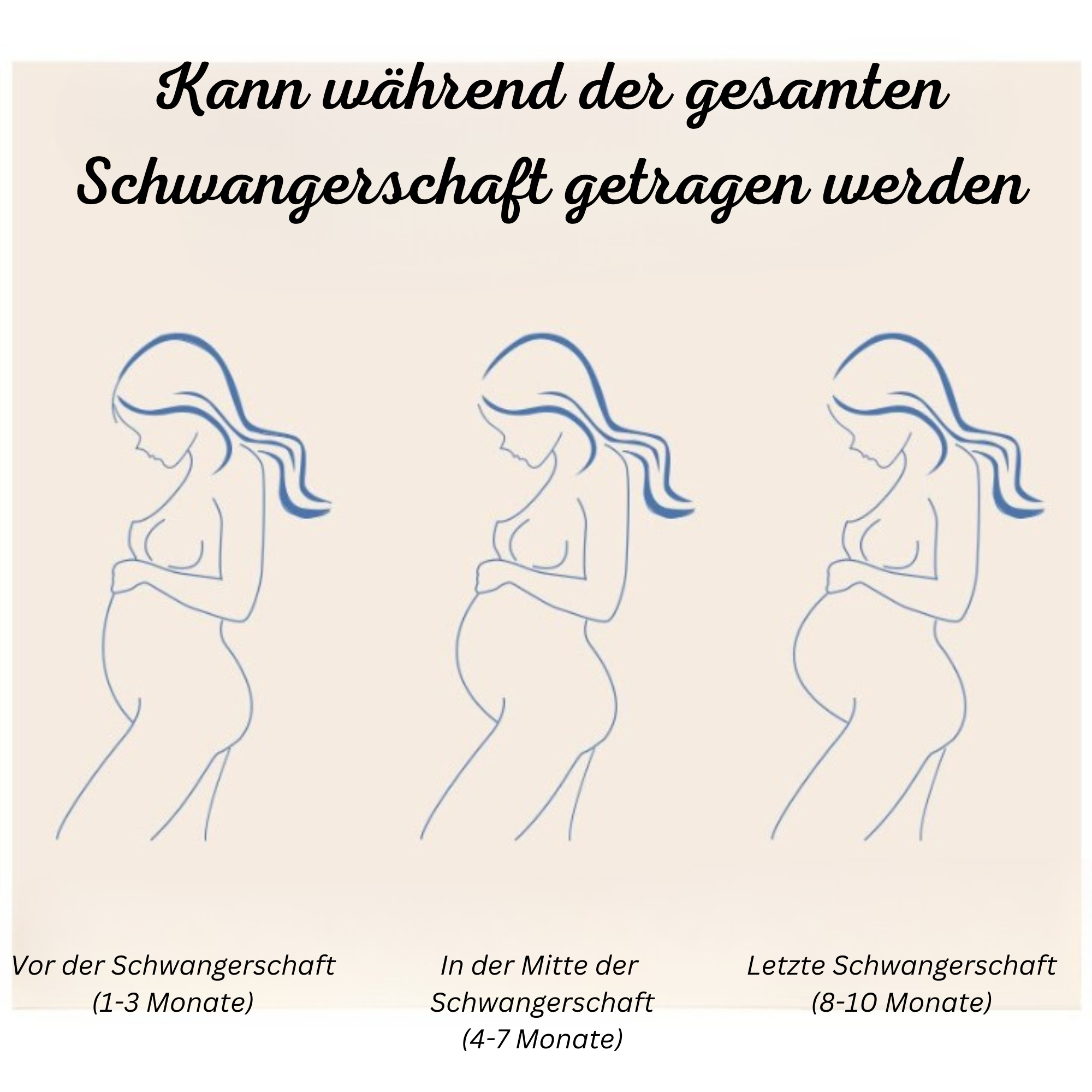 Vaslanda™️ Leggings mit hoher Taille für die Mutterschaft
