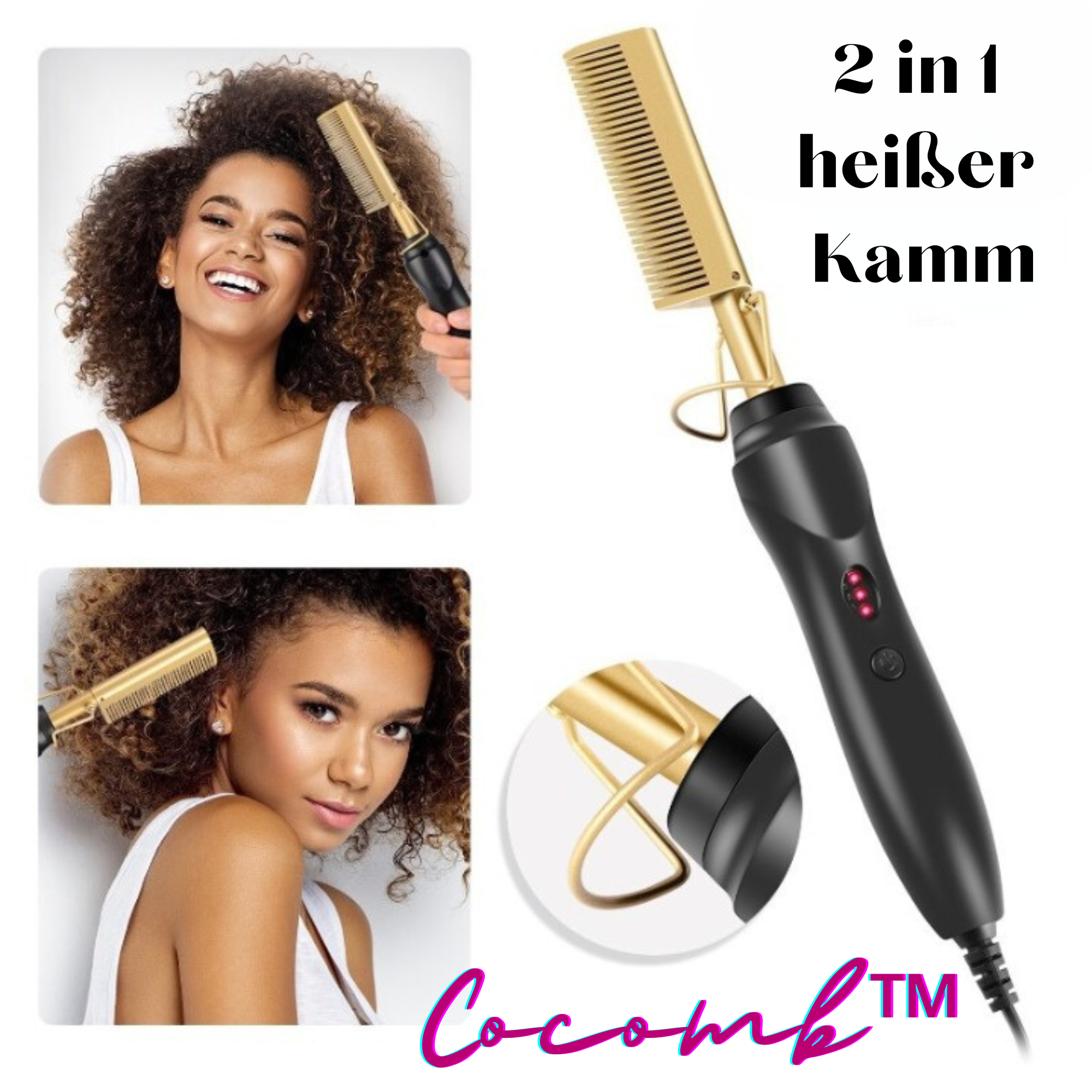 Cocomb™️ 2 in 1 heißer Kamm